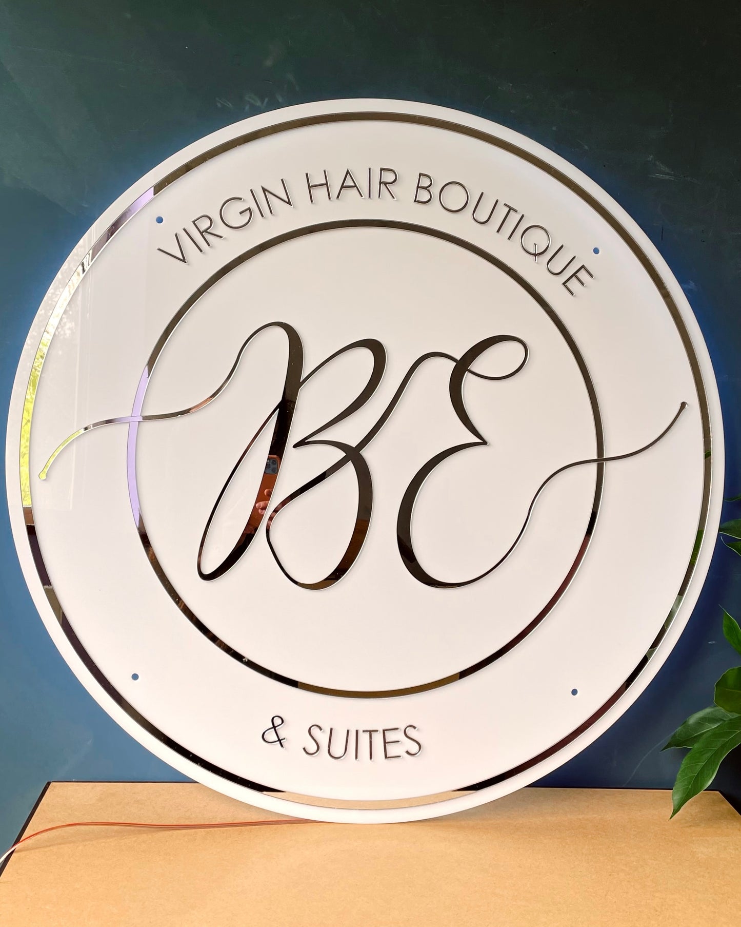 Beauty Salon Neon Logo Sign
