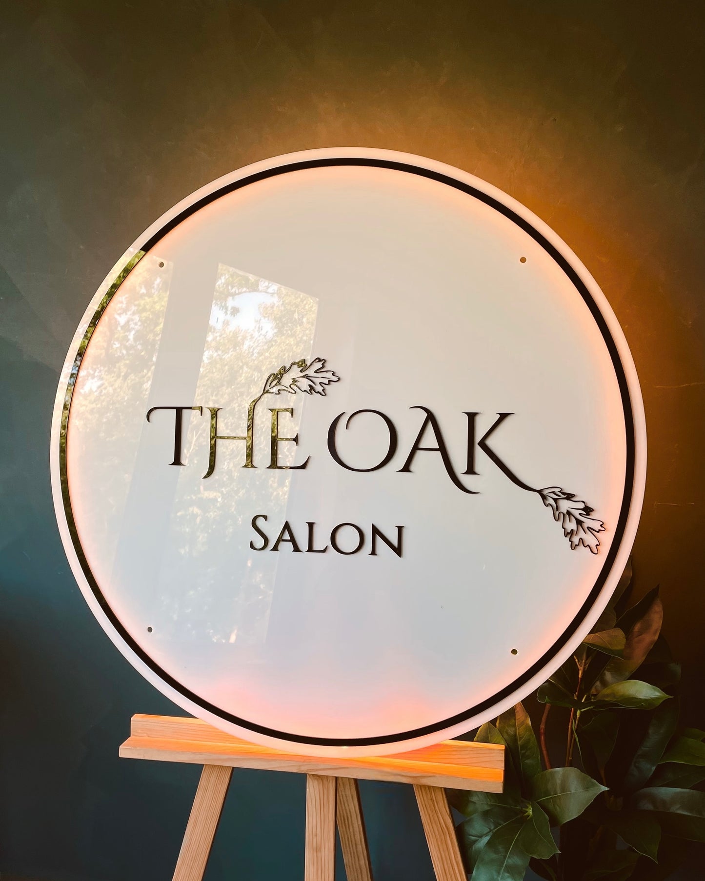 Beauty Salon Neon Logo Sign