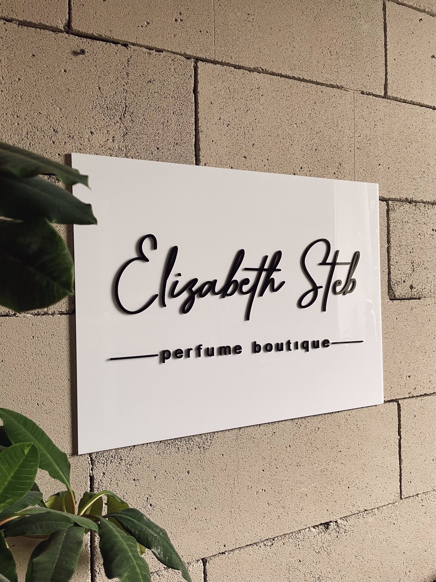Acrylic Sign | Business Name Sign