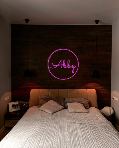 Neon Name Sign