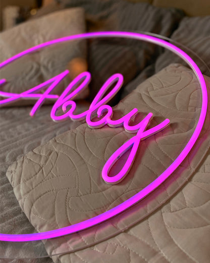 Neon Name Sign