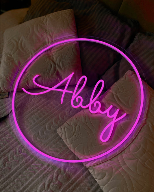 Neon Name Sign